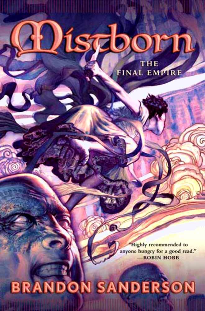 Mistborn by Brandon Sanderson book cover